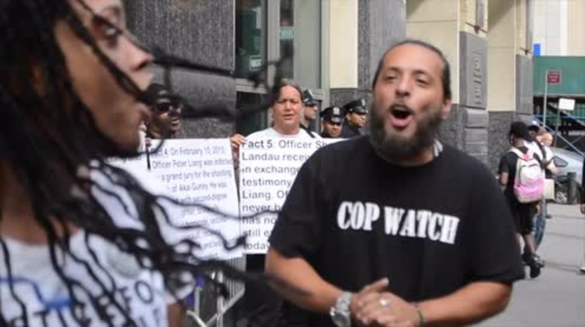USA: Protesters demand justice for Akai Gurley as Officer Liang returns to court
