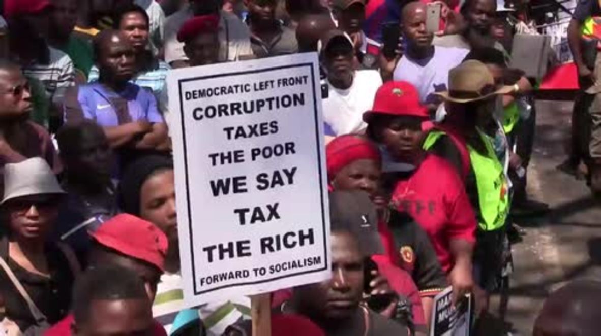 South Africa: Thousands rally against corruption in Pretoria
