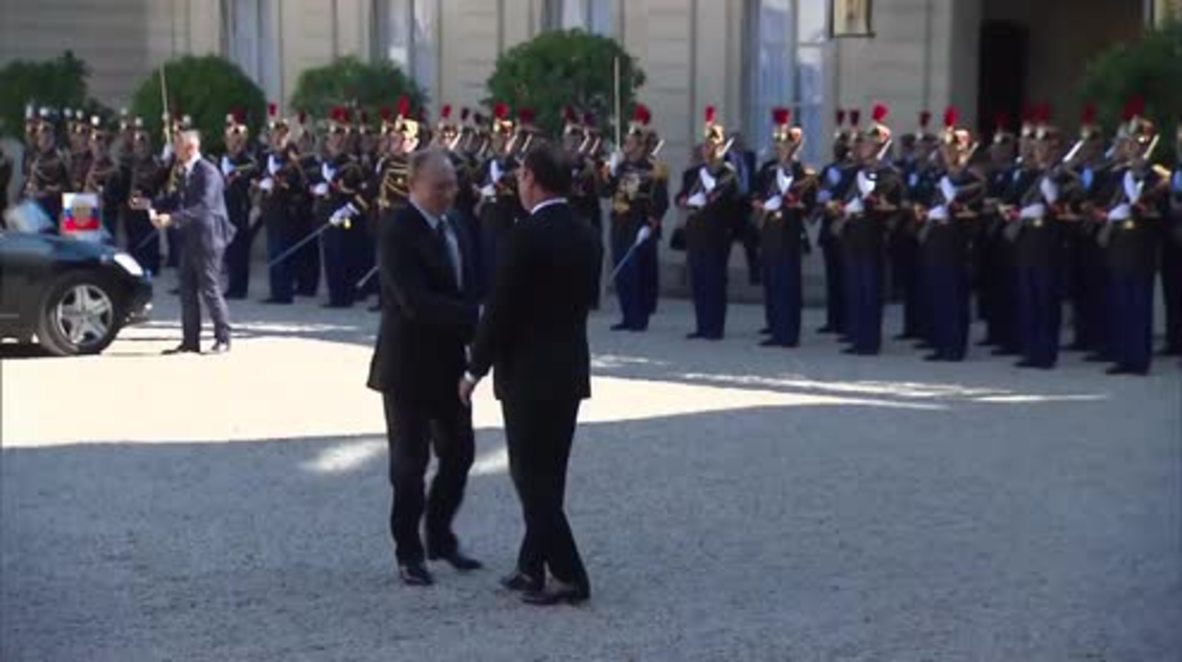 France: Putin meets with Hollande ahead of Normandy Format talks