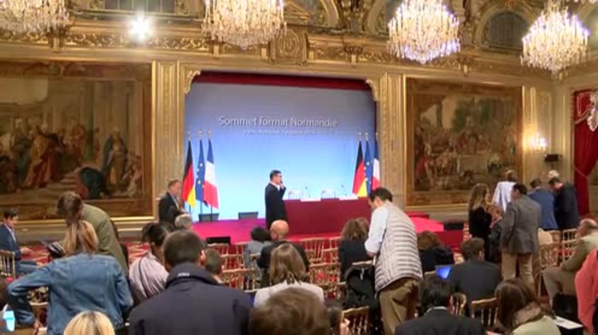 France: 'There is hope for Ukraine' says Merkel after Normandy talks with Hollande