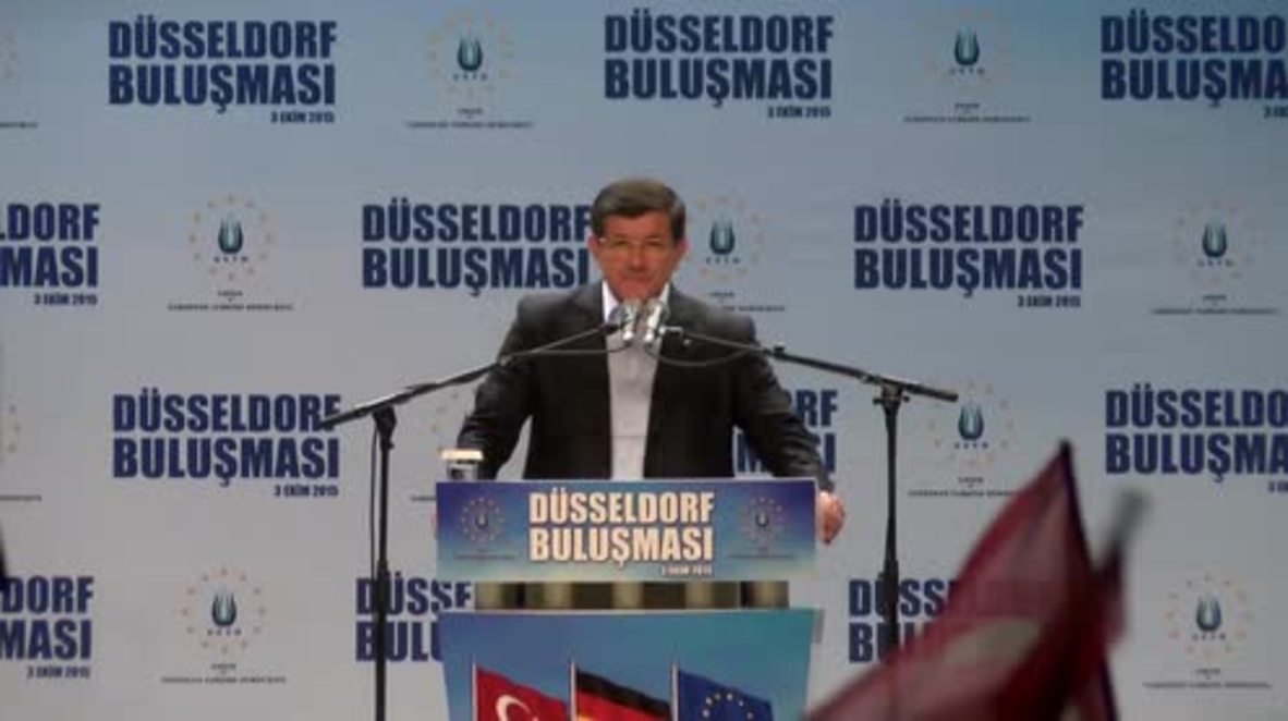 'Some want to turn Turkey into another Syria' - Turkish PM Davutoglu