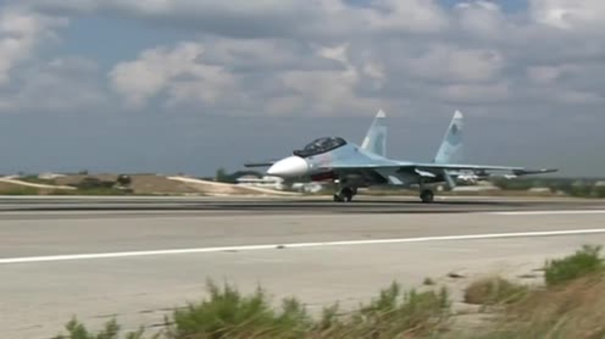 Syria: Russian fighter jets continue Syria mission