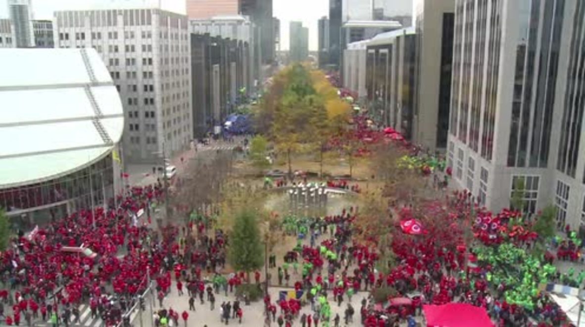 Belgium: Brussels hit by 100,000-strong anti-austerity demo