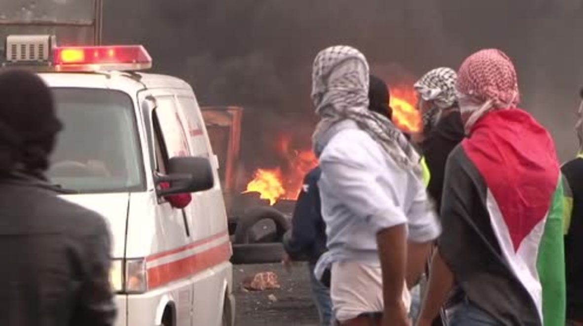 State of Palestine: Tyres burn as Israeli crackdown continues in Ramallah
