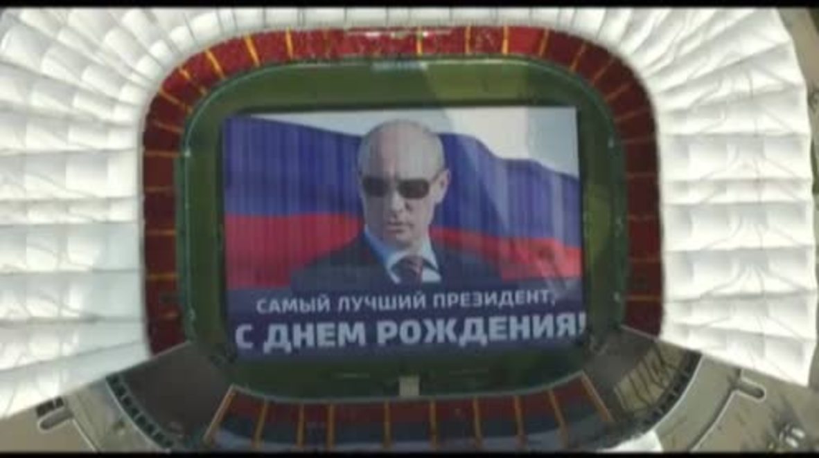 Russia: "Happy Birthday, Putin" - Grozny celebrates Vlad's 63rd birthday in style