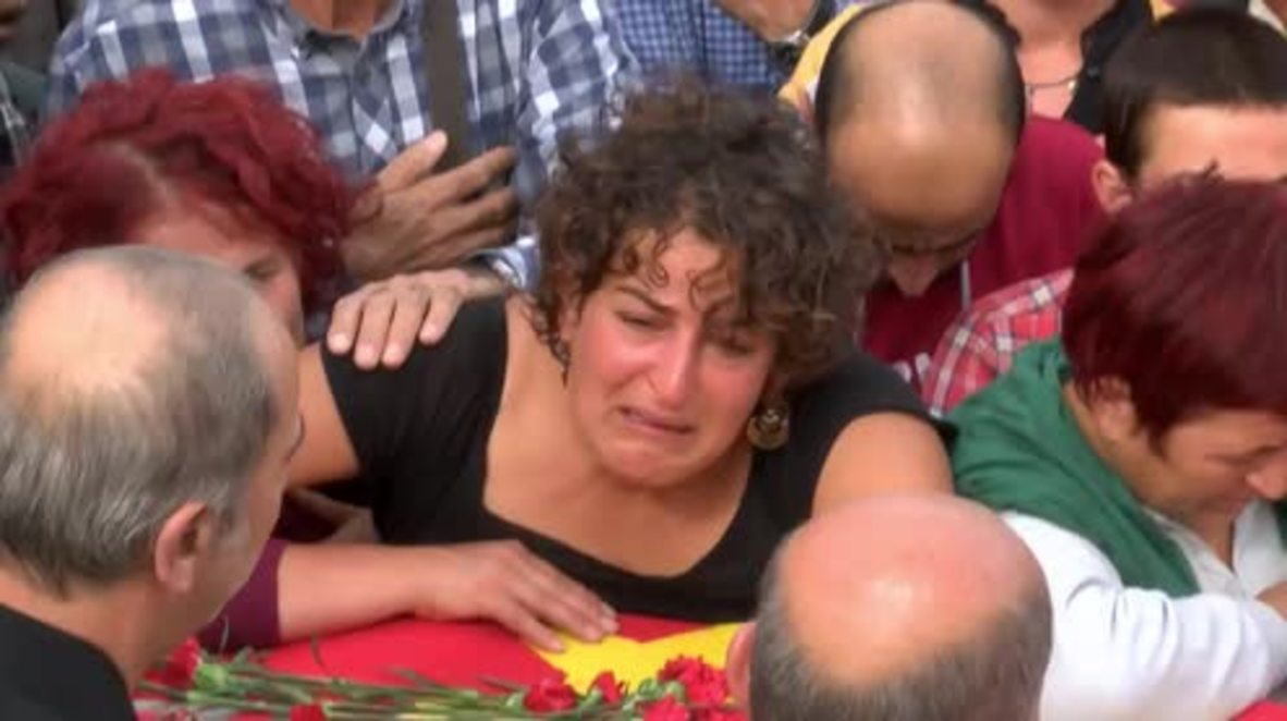 Turkey: Thousands line Ankara's streets to pay respects to bomb attack victim
