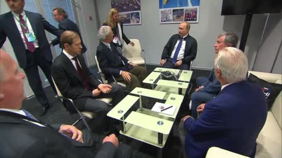 Russia: Putin talks investment with Pirelli CEO Marco Tronchetti in Sochi