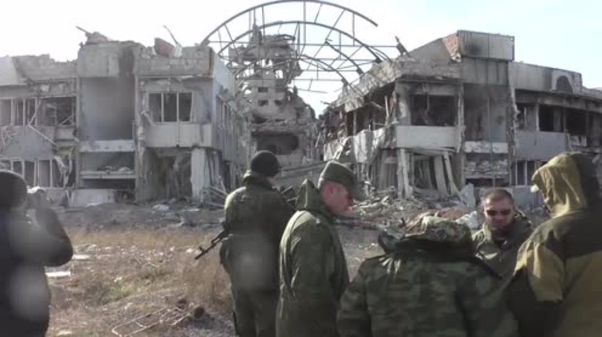 Ukraine: Bodies found by OSCE at war-torn Donetsk airport