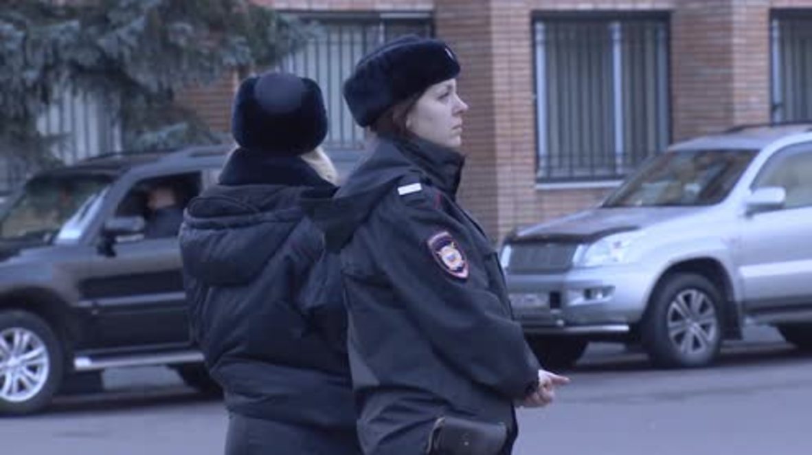 Russia: Krasnogorsk double shooting site secured by police