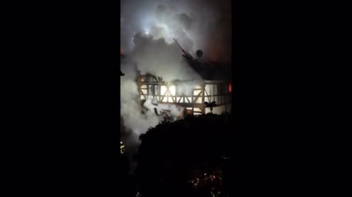 Germany: Fire destroys building housing foreign workers, 12 injured