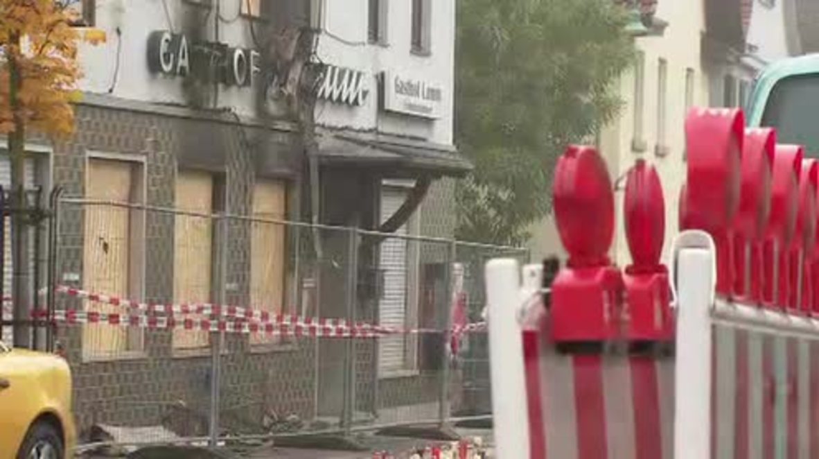 Germany: Crime scene established at scorched inn next to refugee shelter