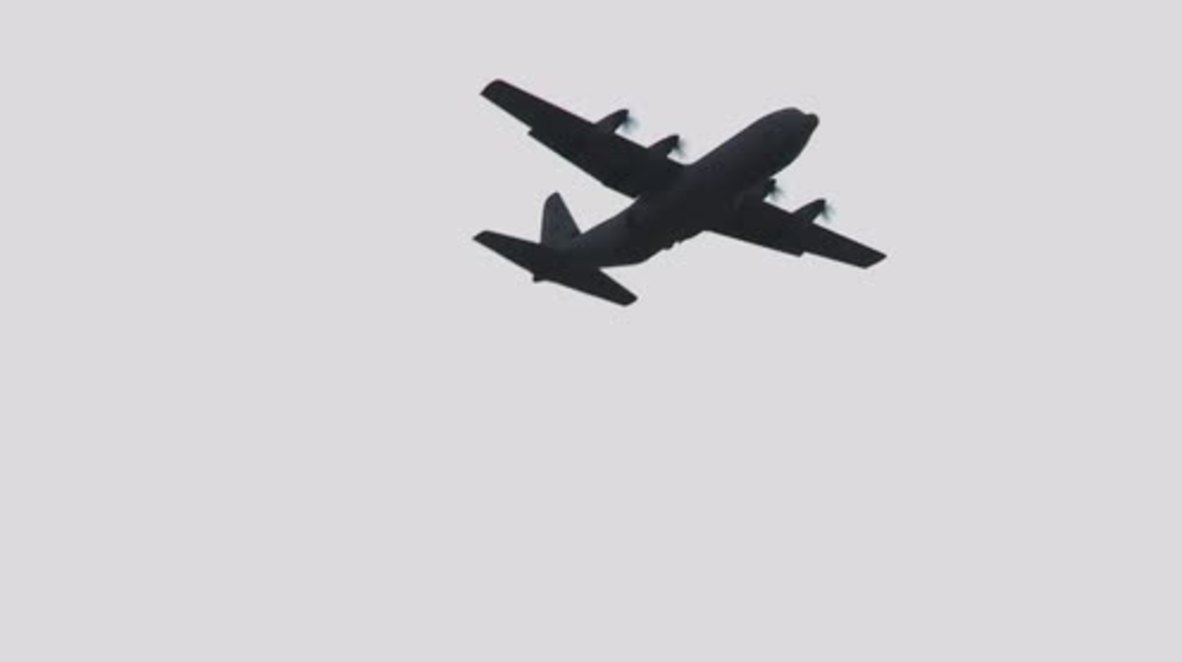 Spain: NATO forces take part in parachute drills during Trident Juncture