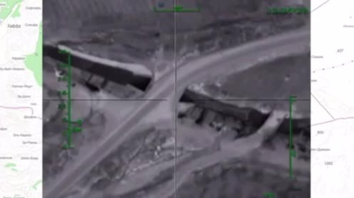 Syria: Aleppo insurgent arms depot blown apart by Russian Airstrike