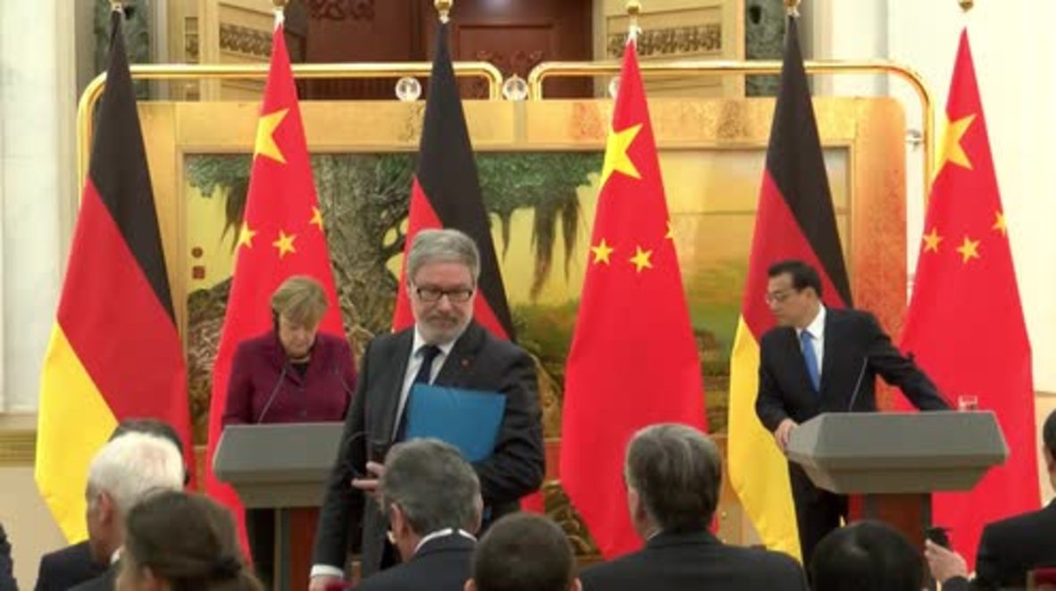 China: Merkel and Li Keqiang call for political solution in Syria