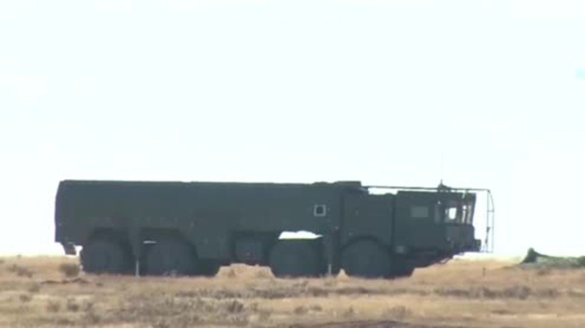 Russia: Iskander launches ballistic missile during live-fire drills