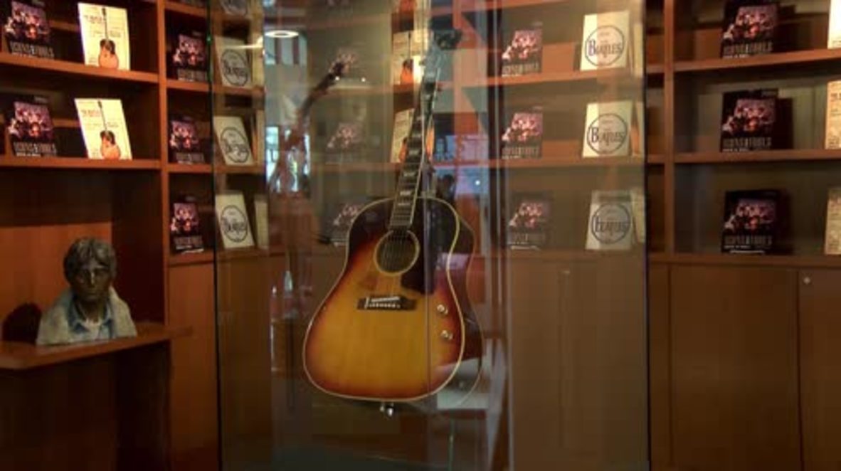 USA: John Lennon's lost guitar may auction for a record-breaking million dollars