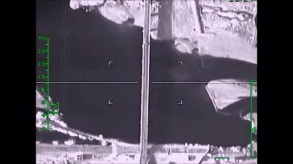 Syria: Russian jets level militant-controlled bridge near Raqqa