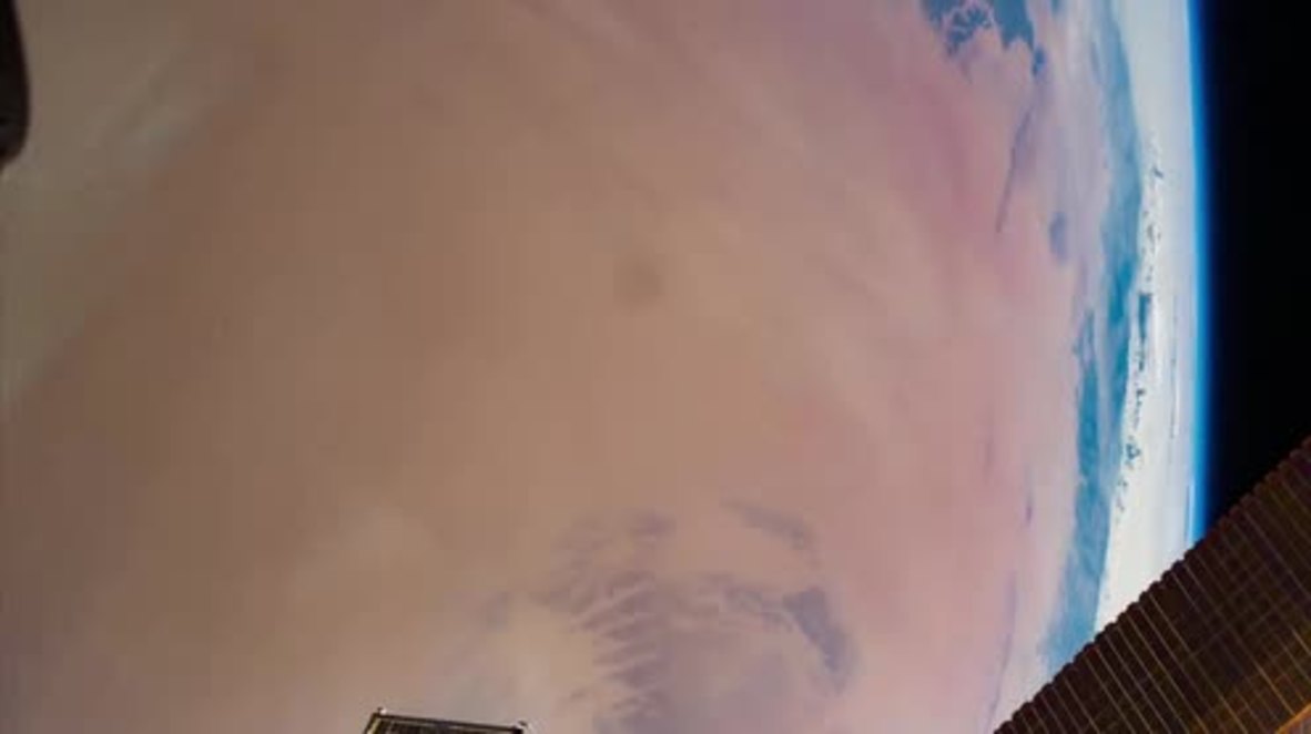 ISS: Cyclone Chapala - Deadly storm captured in time-lapse video