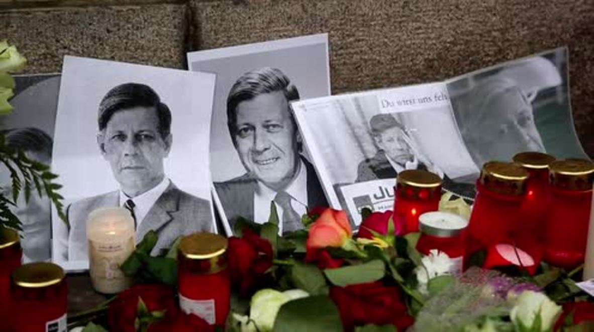 Germany: Hamburg pays tribute to deceased ex-Chancellor of W. Germany Helmut Schmidt