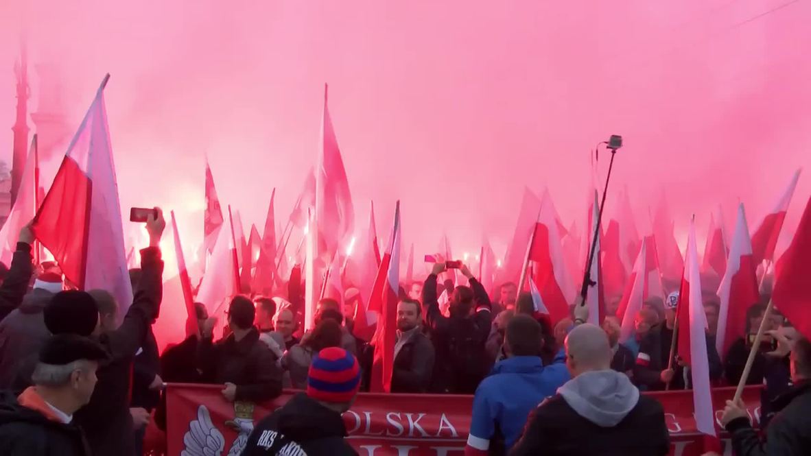 Poland: At least 40,000 march on streets of Warsaw for Independence Day