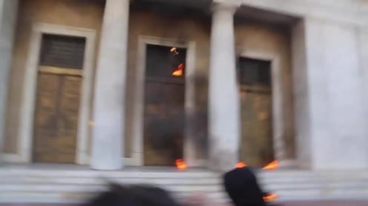 Greece: Athens burns amid general strike against austerity