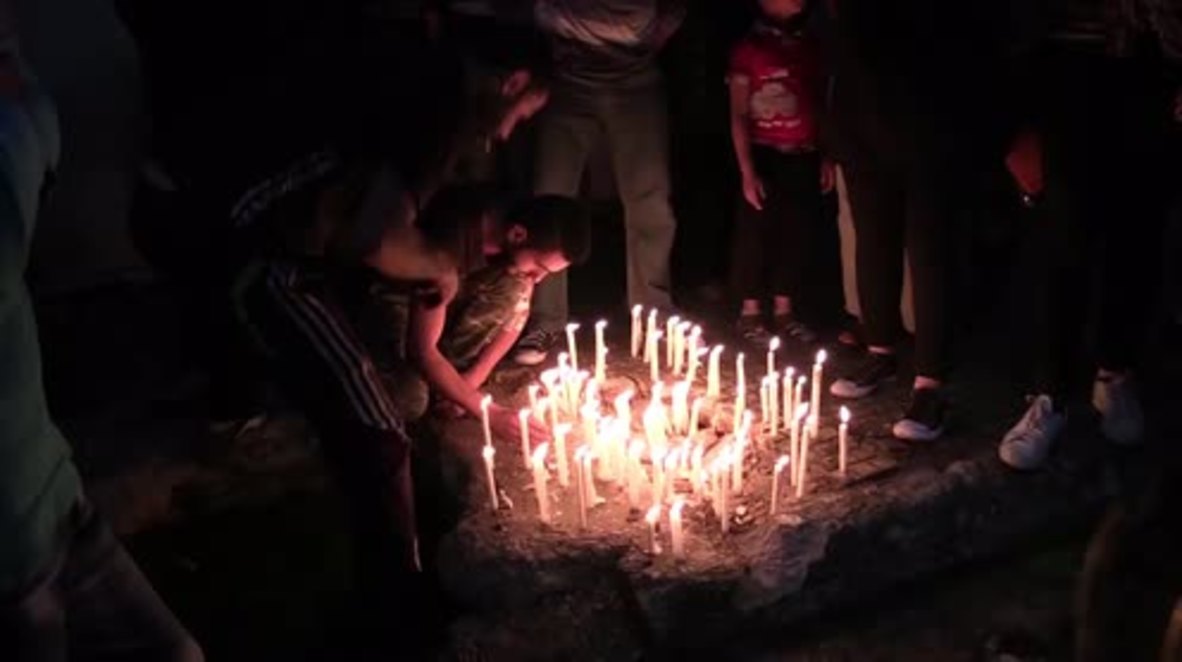 Lebanon: Mourners hold candle-lit vigil for Beirut bombing victims