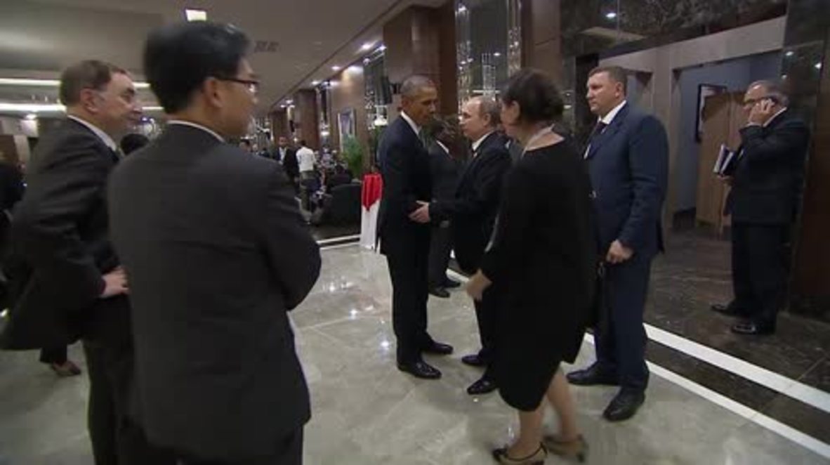 Turkey: Putin and Obama have one on one talk at G20 summit