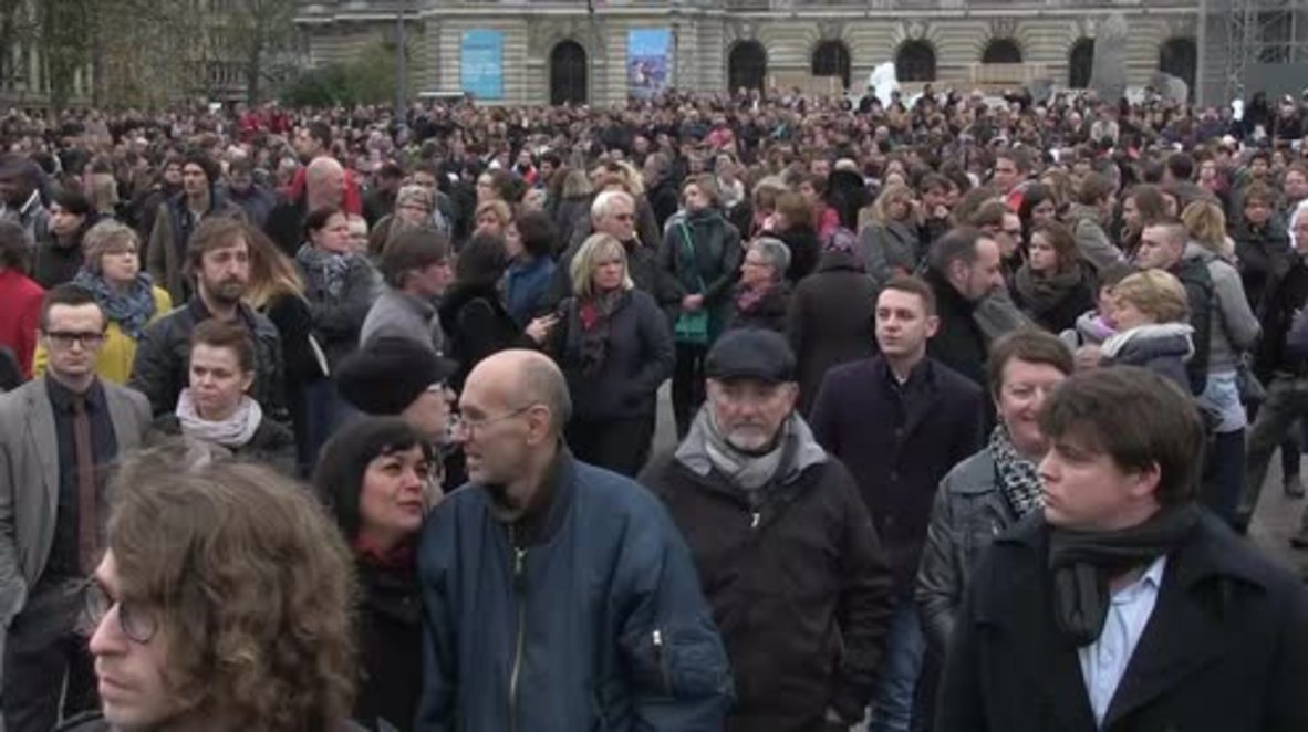 France: Lille residents observe moment of silence for victims of Paris attacks