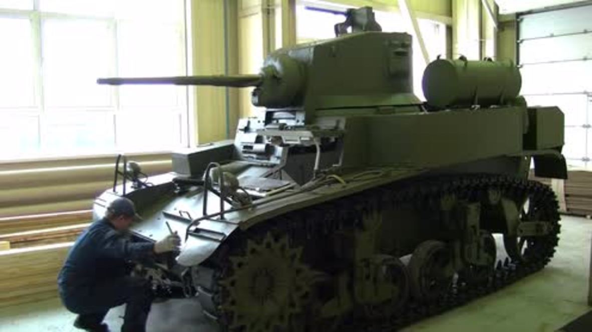 Russia: WII military hardware made brand new at unique Red Army repair shop