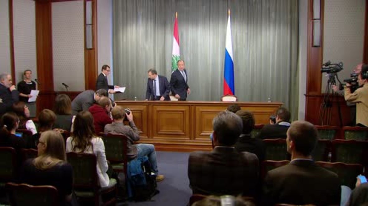 Russia: Lavrov and Lebanese FM tout creation of global counter-terror coalition