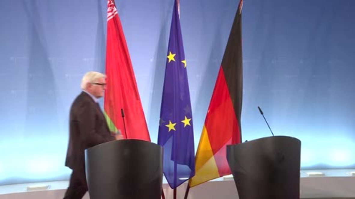 Germany: Steinmeier talks Ukraine conflict with Belarusian FM Makei