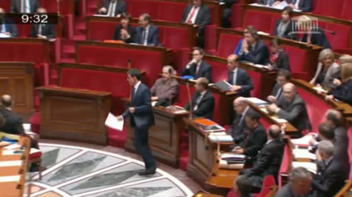 France: There is a risk of chemical or biological attack, says Valls