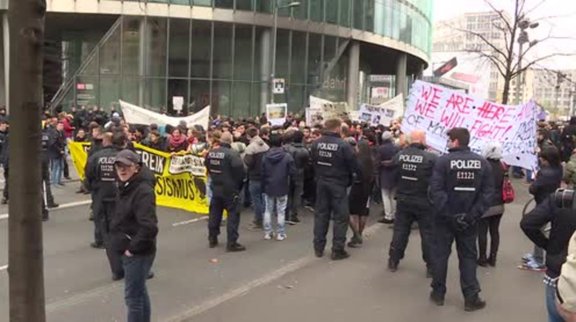 Germany: Students in Berlin strike against racism