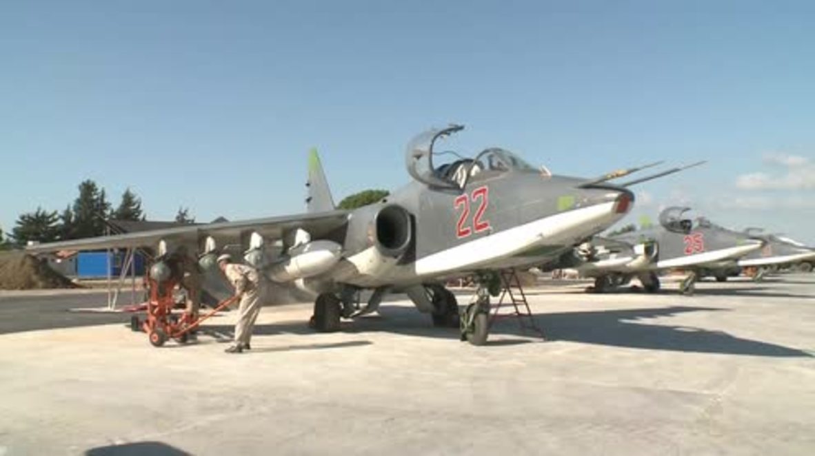Syria: Russian Sukhoi jets destroy 190 militant positions from Hmeymim airbase