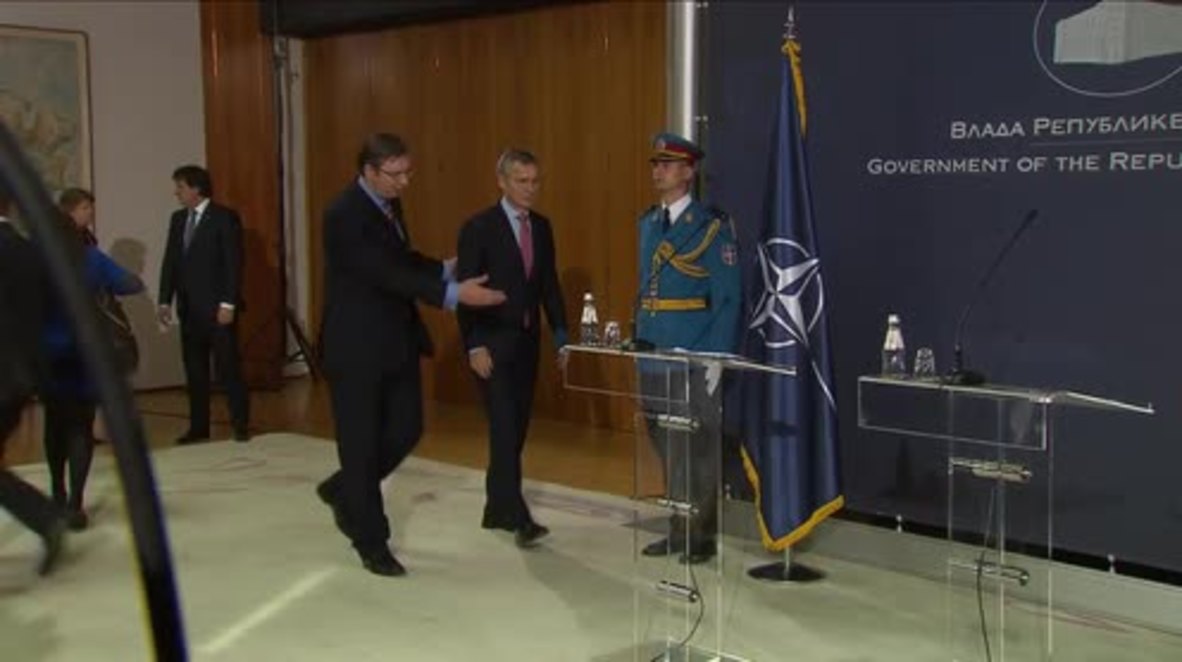 Serbia: NATO's Stoltenberg announces removal of Serbia airspace restrictions