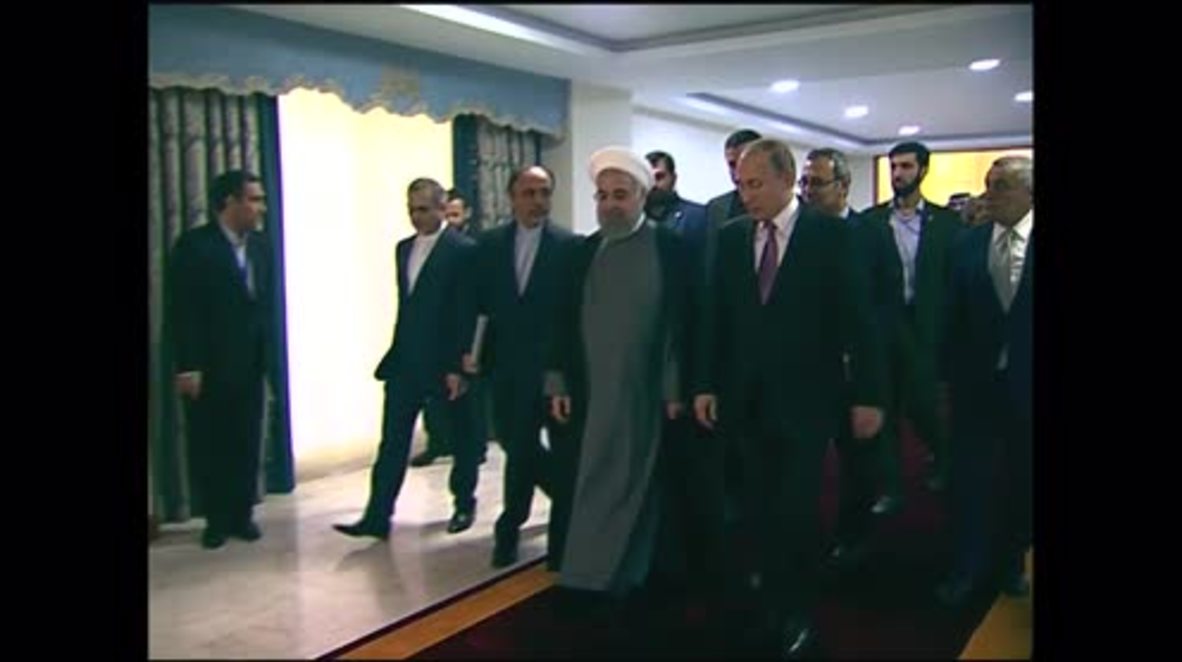 Iran: Putin meets Rouhani as GECF opens