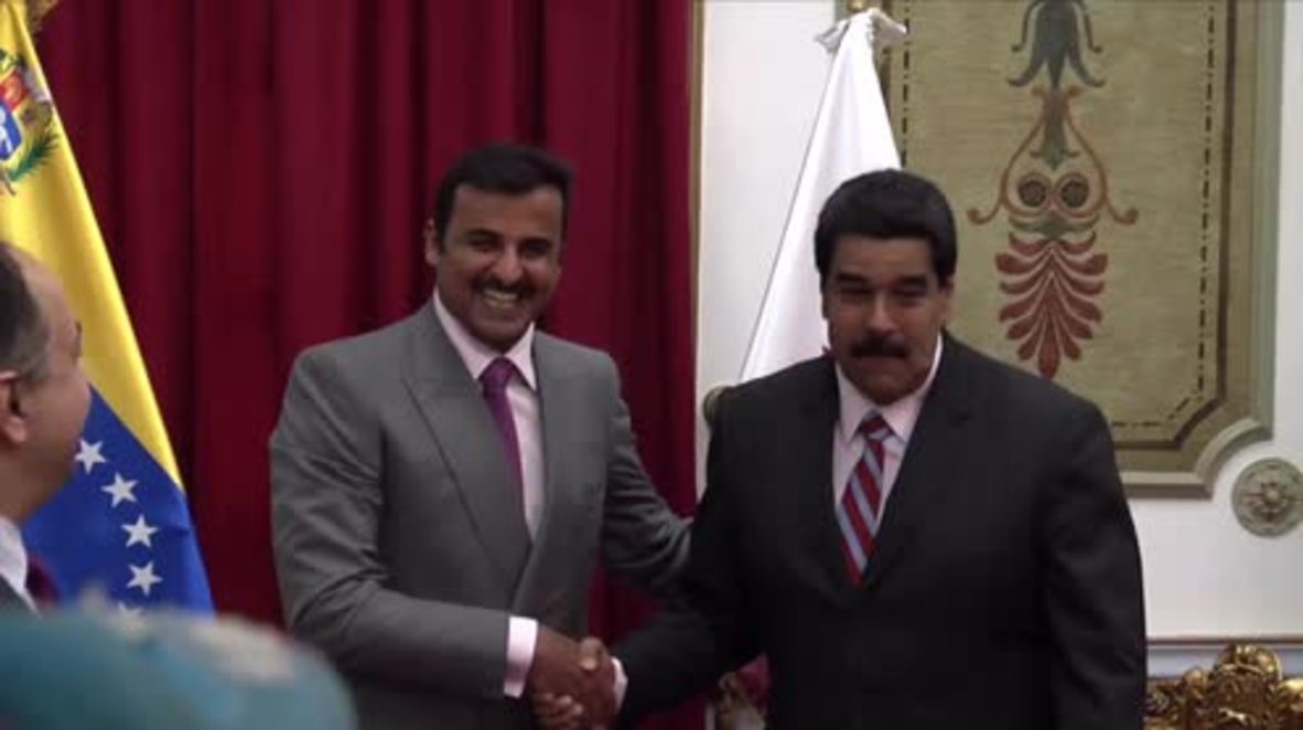 Venezuela: Maduro and Emir of Qatar sign bilateral agreements in Caracas