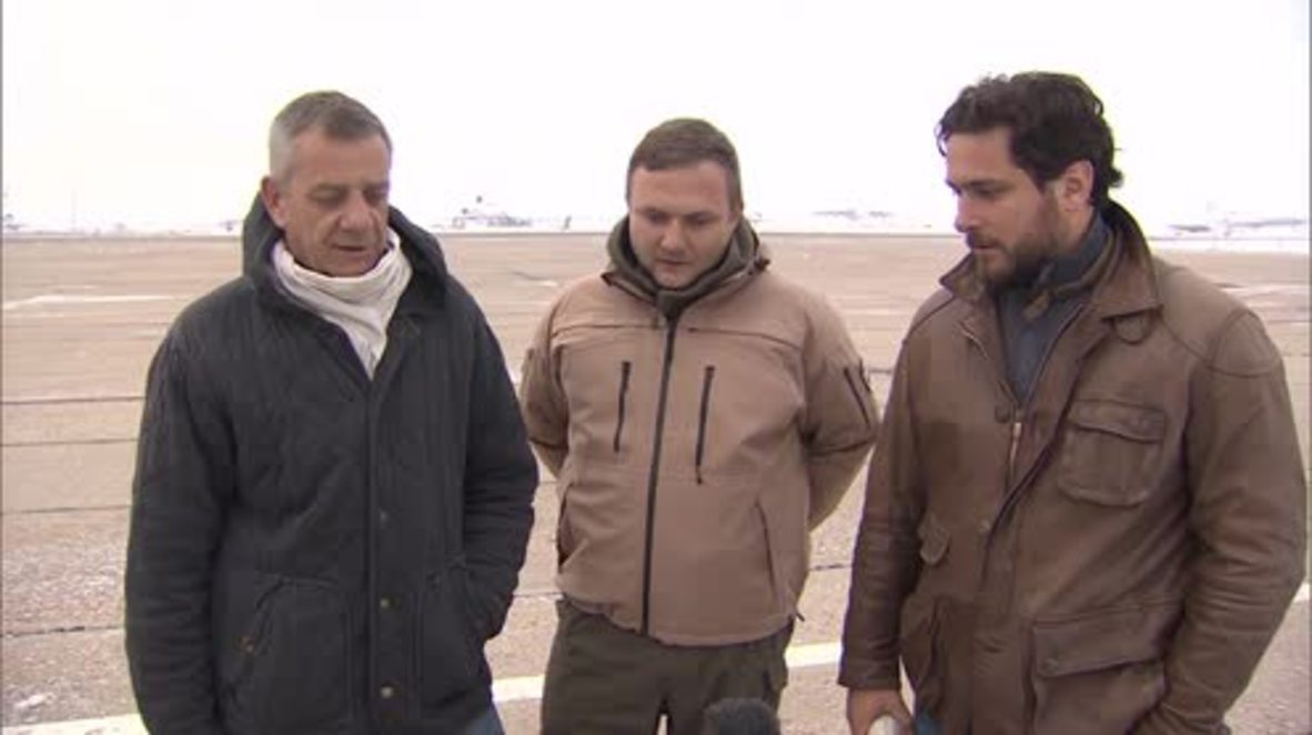 Russia: "We were lucky" - RT journalists return to Moscow after Syria shelling