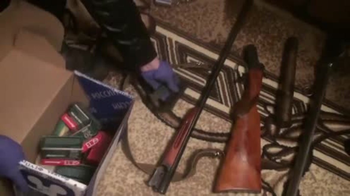Russia: Huge illegal arms stash seized in Moscow