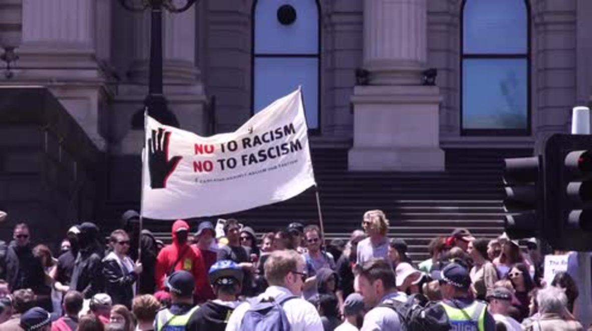 Australia: Anti-Islam group faces off with anti-racist protesters in Melbourne
