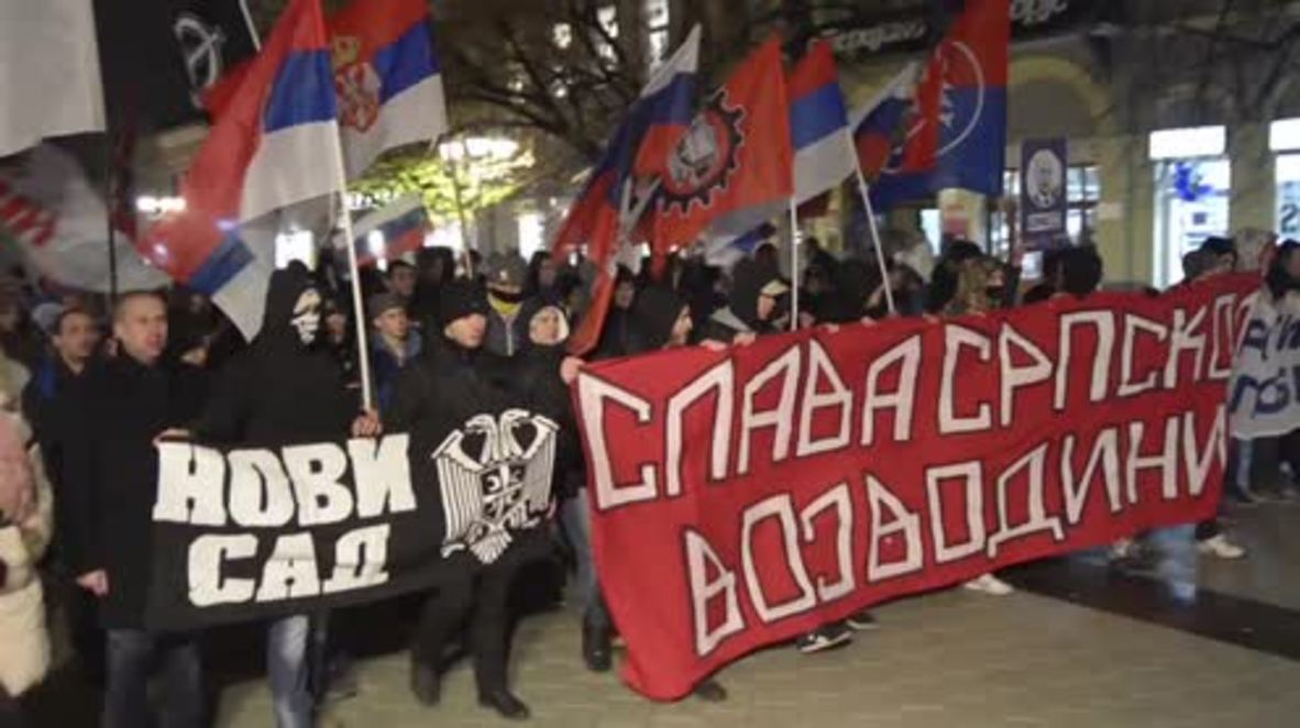 Serbia: Anti-government nationalists rally in Vojvodina