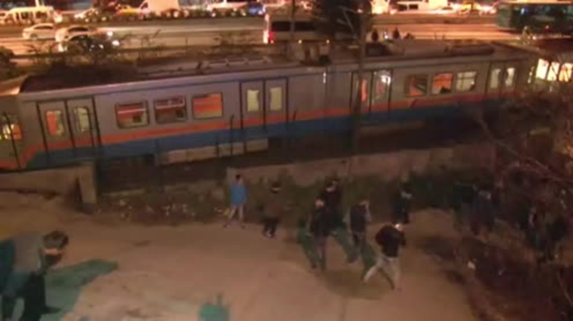 Turkey: Emergency services secure scene of Istanbul subway blast