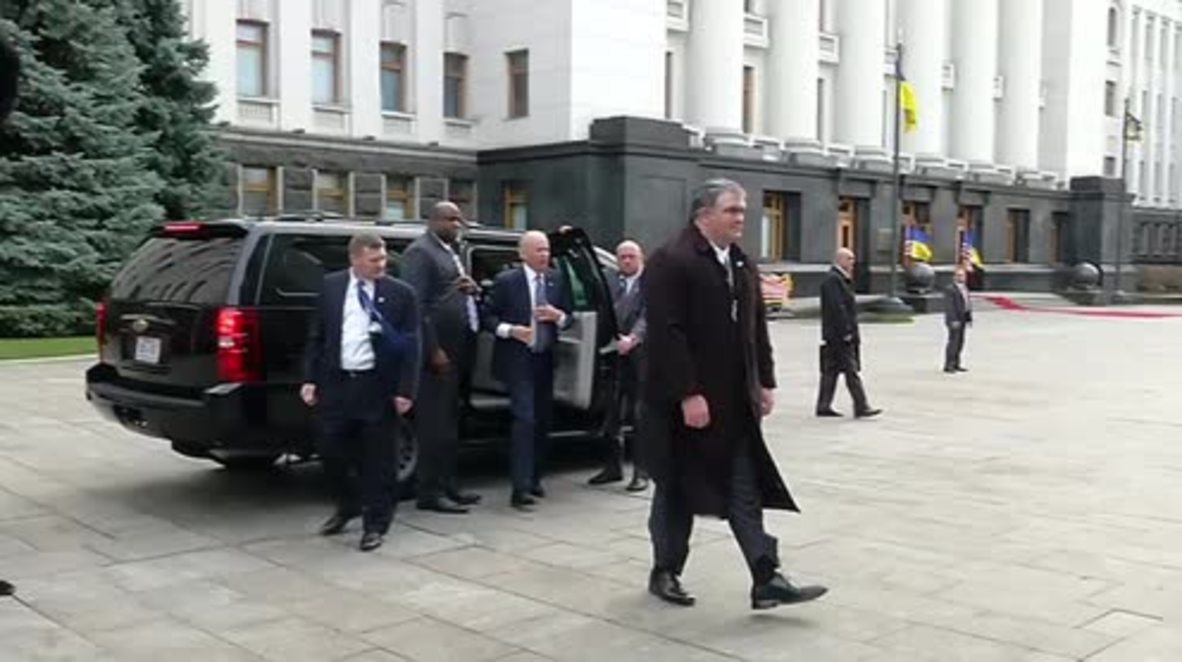 Ukraine: US Vice President Biden meets with Poroshenko in Kiev