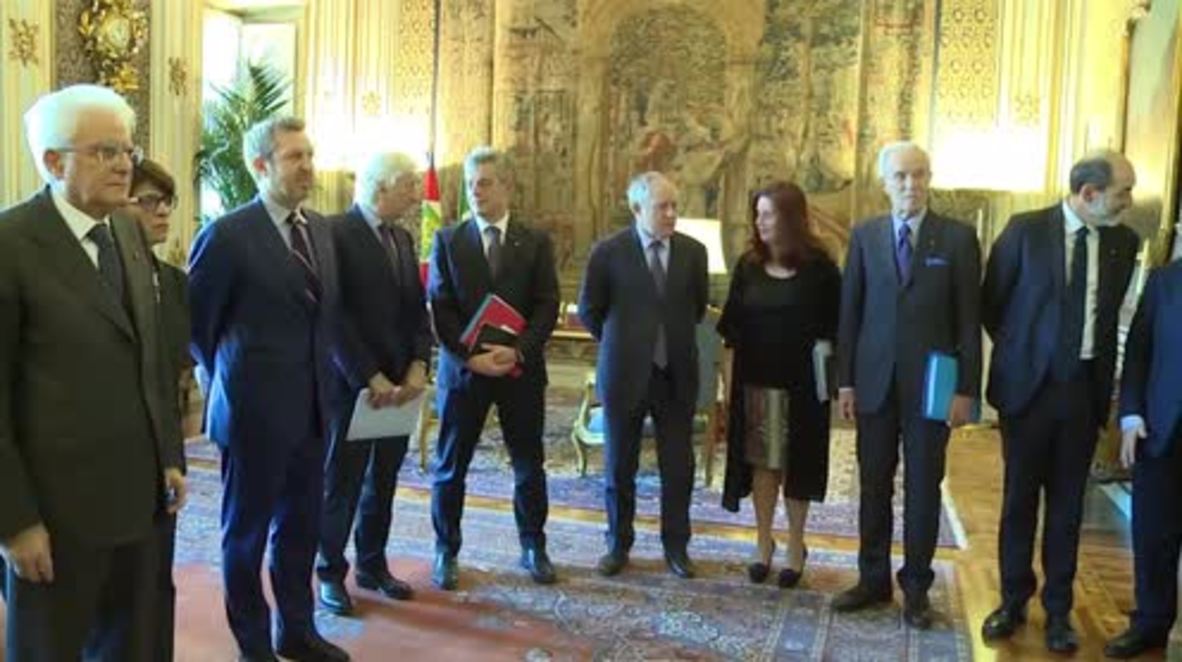 Italy: Lavrov meets Italian President Mattarella in Rome