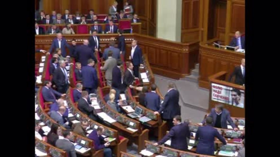 Ukraine: Rumble in the Rada! Yatsenyuk gifted and lifted before brawl erupts