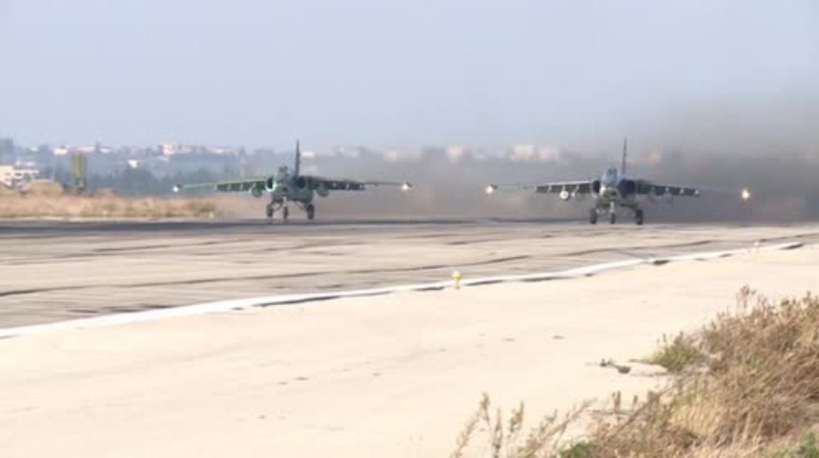 Syria: Russian jets take to the skies for sorties from Hmeymim air base