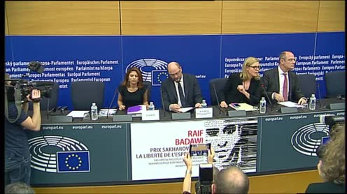 France: Jailed Saudi writer Raif Badawi awarded Sakharov Prize