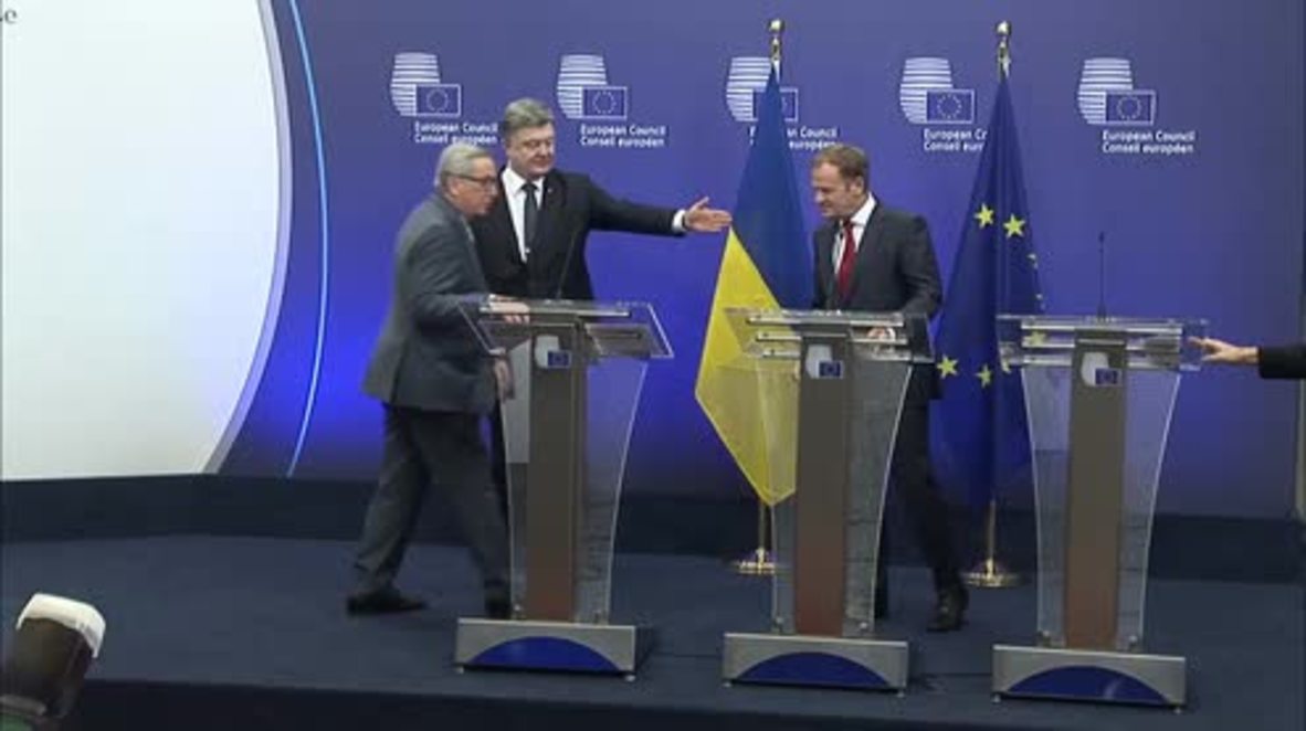Belgium: Poroshenko 'ready to pay price' for EU trade pact