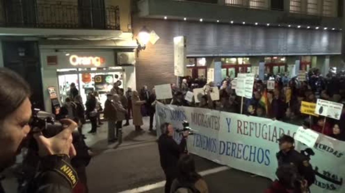 Spain: Refugee solidarity rally in Madrid slams NATO interventions