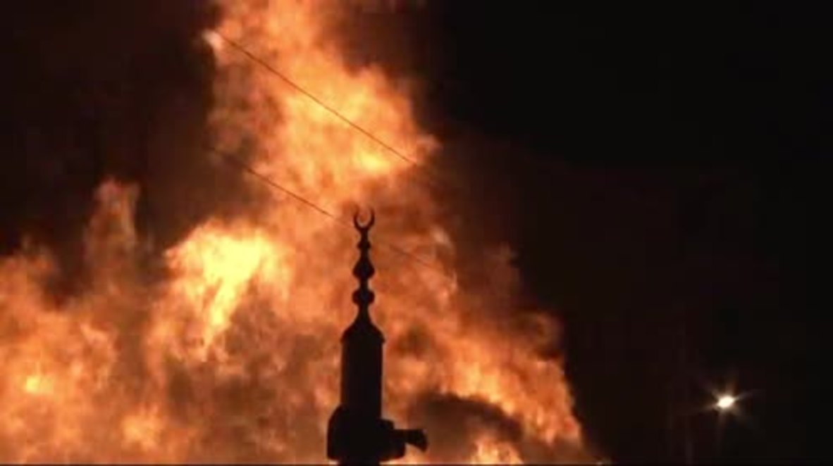 Turkey: Fierce blaze rips through Ottoman People's Bazaar in Ankara